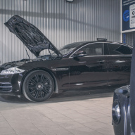 Улучшение света фар Jaguar XJ - замена линз на светодиодные bi-led