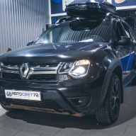 Установка линз в фары Renault Duster