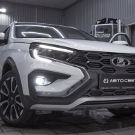 Светодиодные ПТФ на Lada Vesta SW Cross NG