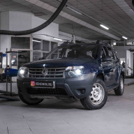 Renault Duster - установка Bi-LED линз в фары