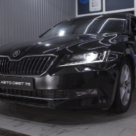 Замена линз Skoda Superb III на билед Aozoom