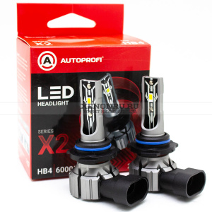 Лампы светодиодные HB4 Autoprofi 6000K X2-HB4 